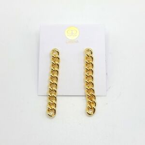 Gorjana Gold Chain Drop Earrings